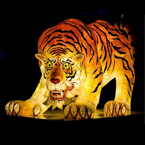 Διακόσμηση θεματικού πάρκου Κινέζικα φανάρια ζώων