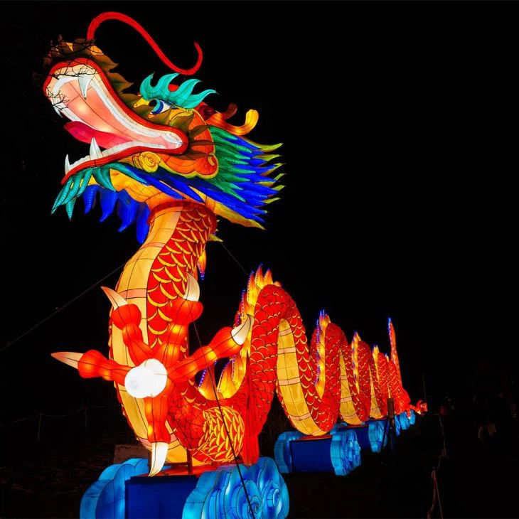 Spectacular Chinese Silk Lantern Show World Lantern Festival Shows Manufacturer