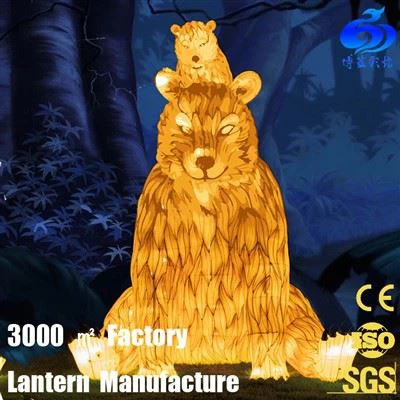 Φεστιβάλ φωτός φανάρι φωτισμένος δεινόσαυρος μεταξιού